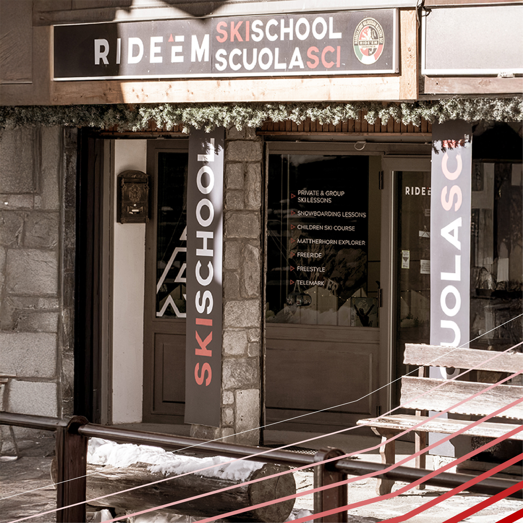 Ride'em Ski School Cervinia